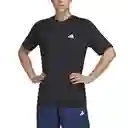 Adidas Camiseta Tr-es Stretch Para Hombre Negro Talla S