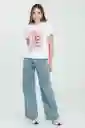 Camiseta Love Color Blanco Talla XL Ragged