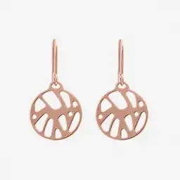 Aretes Perroquet Oro Rosa 16 mm