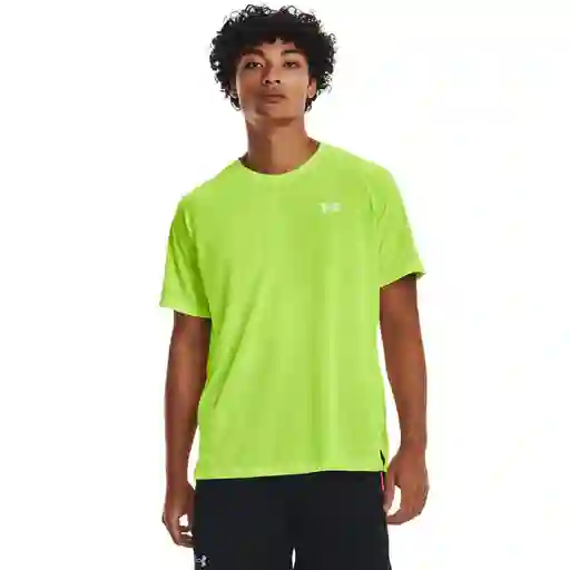 Under Armour Camiseta Streaker Tee Hombre Verde Talla SM