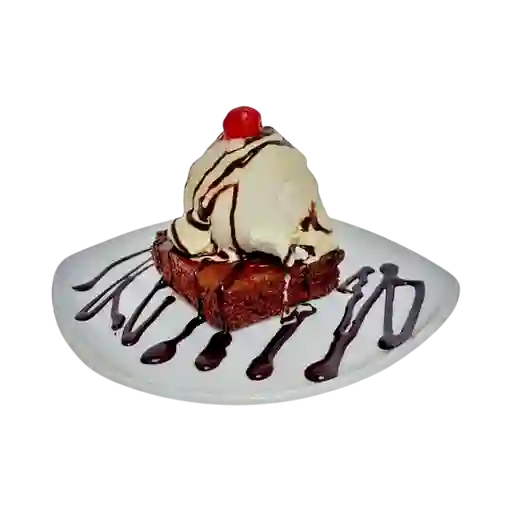 Brownie con Helado