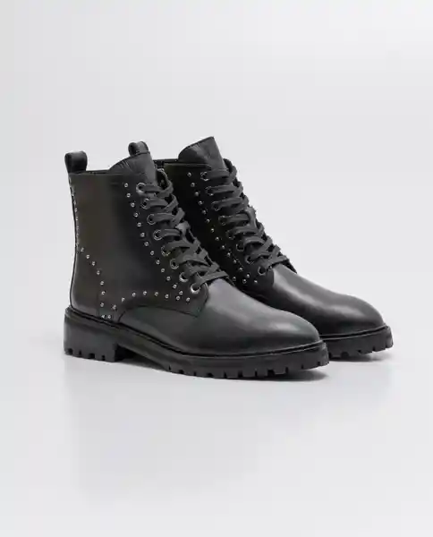 Botas Military Mujer Negro Talla 38 Chevignon