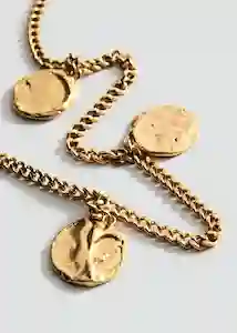 Collar Aitana Oro Talla 99 Mujer Mango