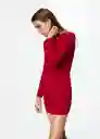 Vestido Marion Rojo Talla M Mujer Mango