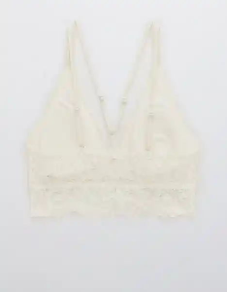 American Eagle Bralette Anytime Sunflower Muselina Suave Talla M