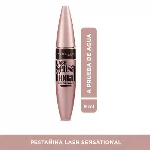 Pestañina Maybelline Lash Sensational Very Black A Prueba de Agua