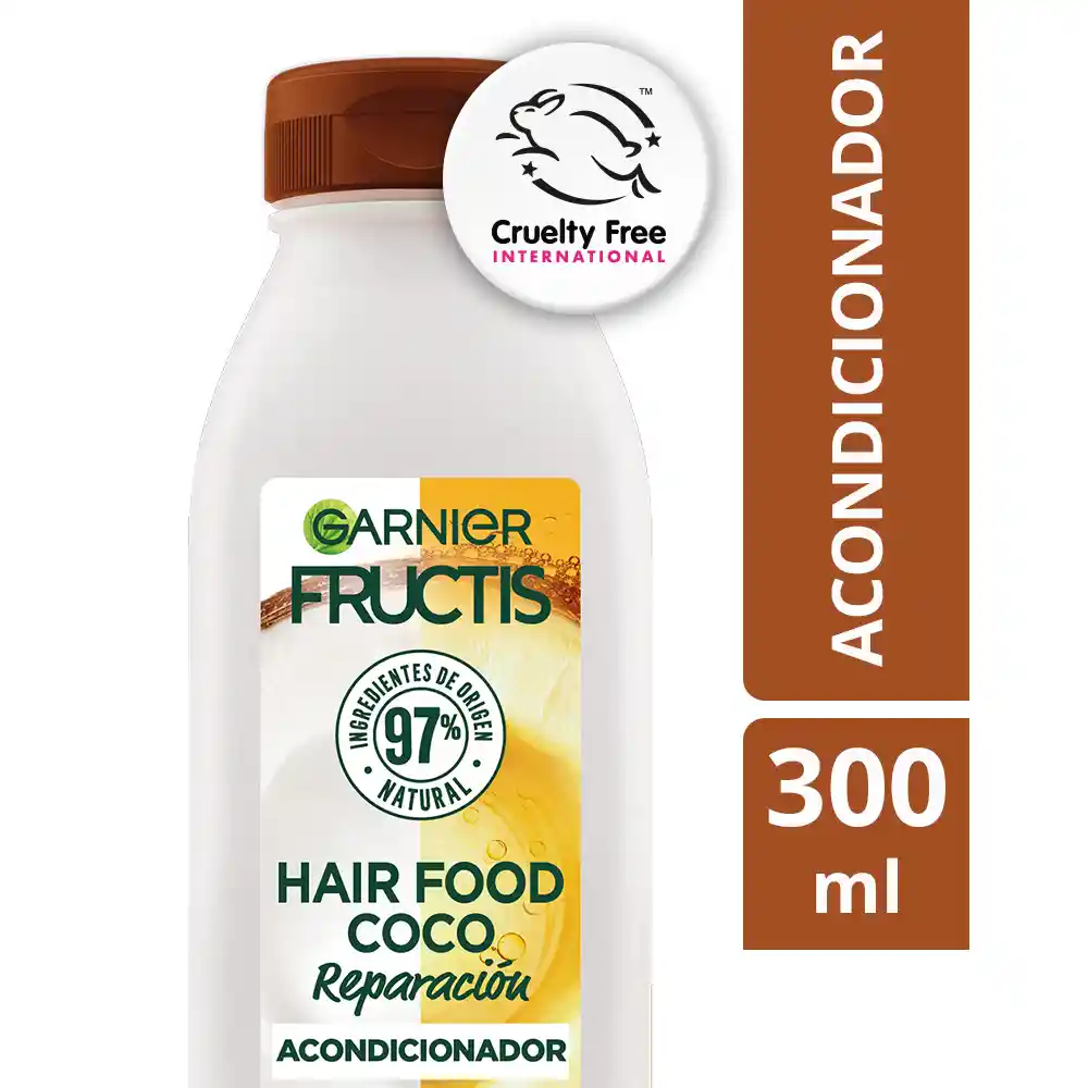 Acondicionador Hair Foof Garnier Coco Reparación 300 mL