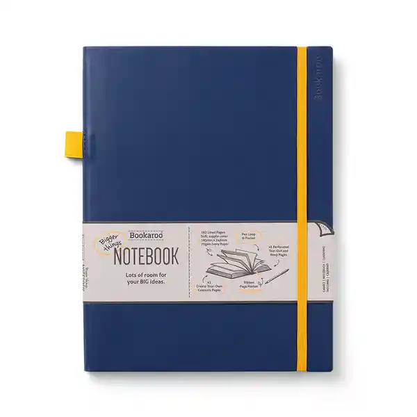 If Cuaderno Grande Aqua Bookaroo