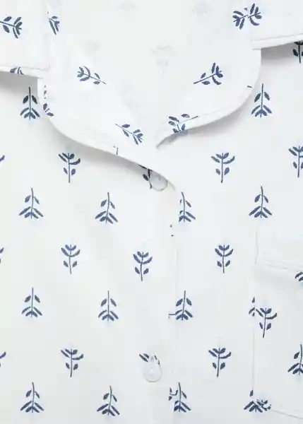 Pack Pijama Flori Celeste Talla 12 Niña Mango