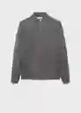 Saco Jersey Luxusp Gris Talla M Hombre Mango