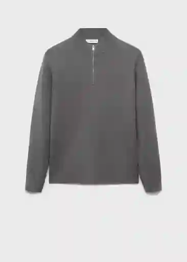 Saco Jersey Luxusp Gris Talla M Hombre Mango