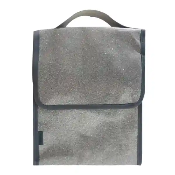 Lonchera Miniso Serie Moon & Stars Glitter Plata Miniso