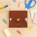 Nota Adhesivas Con Botón Metálico Khaki Miniso