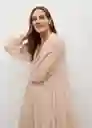 Vestido Nala Rosa Talla L Mujer Mango