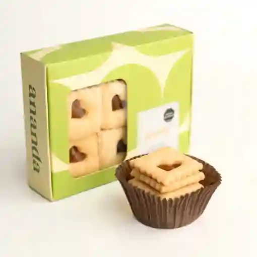 Alfajores con arequipe sin gluten 0azúc