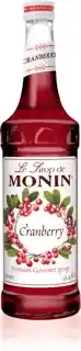 Monin Jarabe de Arándano Sabor Picante y Dulce Botella