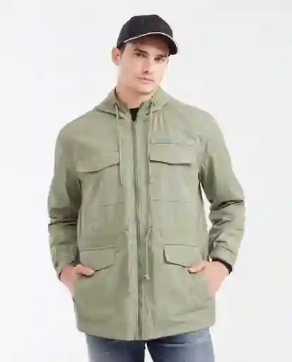 Chaqueta Parka Type Verde Miliciano Oscuro Talla L Chevignon