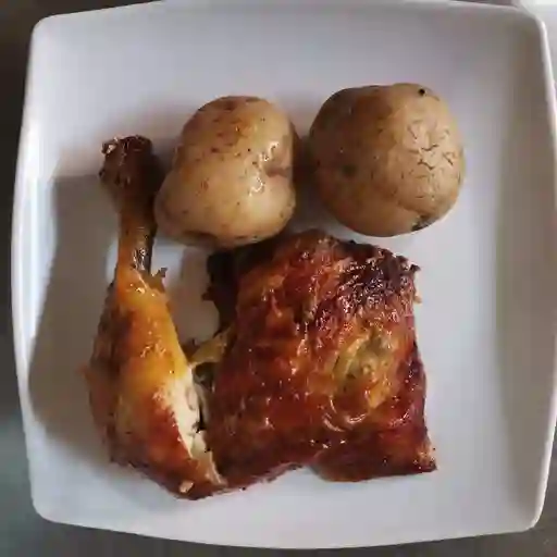 1/4 de Pollo Asado