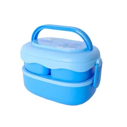Contenedor de Doble Pared Azul 1600 mL Serie Care Bears Miniso