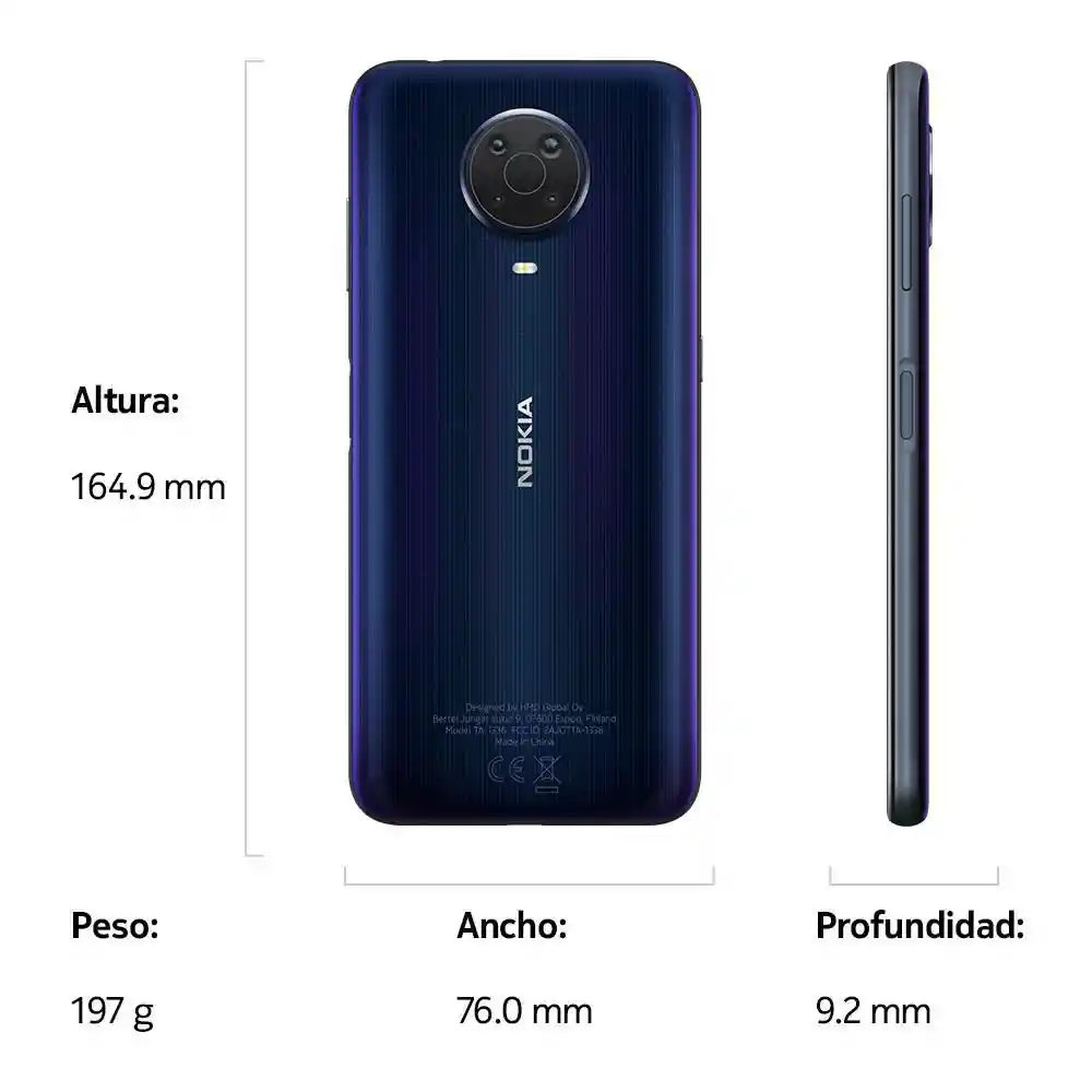 Nokia CelularG20 128Gb Ss Azul