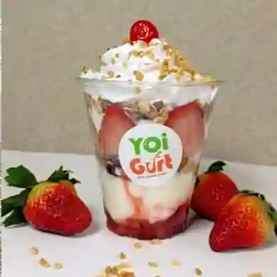 Parfait fresa pasión