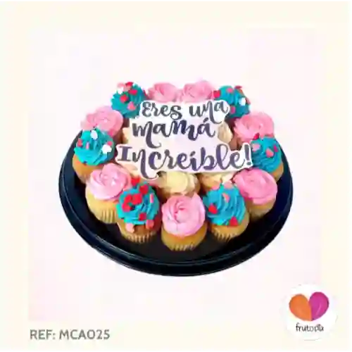 Minicupcakes X20 Mama Increible Mca025