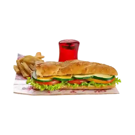 Sándwich Vegetariano en Combo