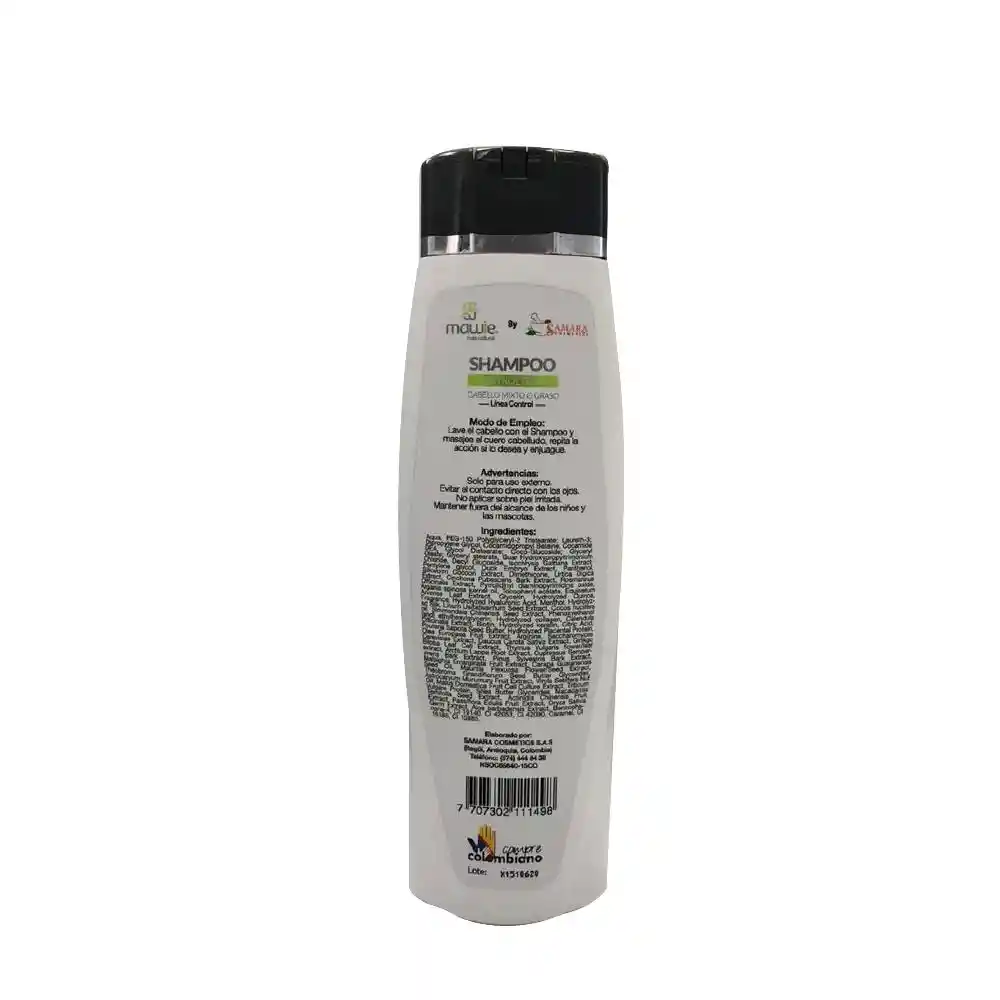 Mawie Shampoo Control Grasa Anti Residuos