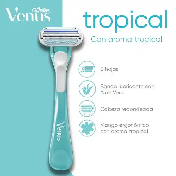 Máquina de Afeitar para Mujer Gillette Venus Tropical 