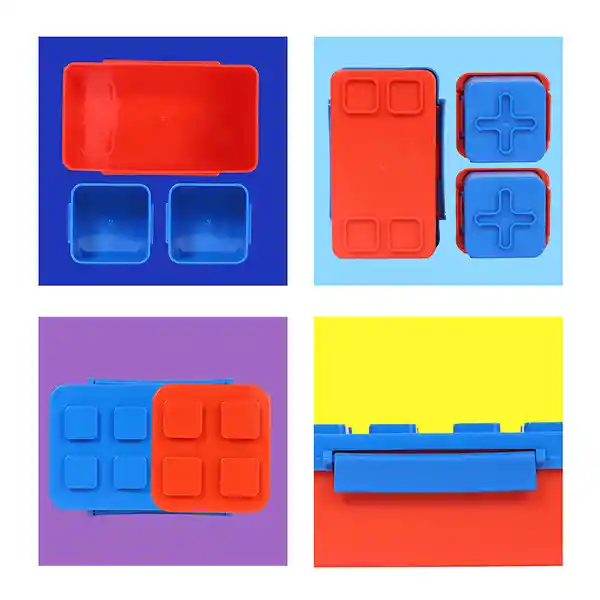 Miniso Contenedor Bento Building Blocks Series 3 Piezas