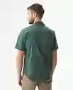 Camisa Carbón Pocket Verde Topiario Ultraoscuro M Chevignon