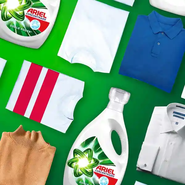 Detergente Líquido Ariel Doble Poder Concentrado