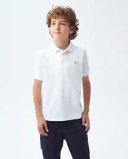 Polo M/c Duck Colors Blanco 0 Claro Talla 8 Niño Chevignon