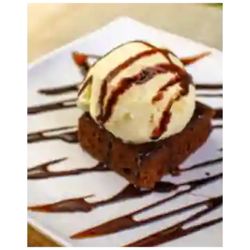 Brownie con Helado