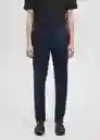 Pantalón Amalfi Navy Talla 40 Hombre Mango