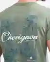 Camiseta Masculino Verde Miliciano Oscuro T XXL Chevignon