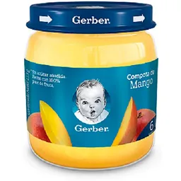 Compota GERBER® Mango frasco x 113g