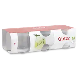 Cristar Set Vasos Capella Corto 10.6 oz