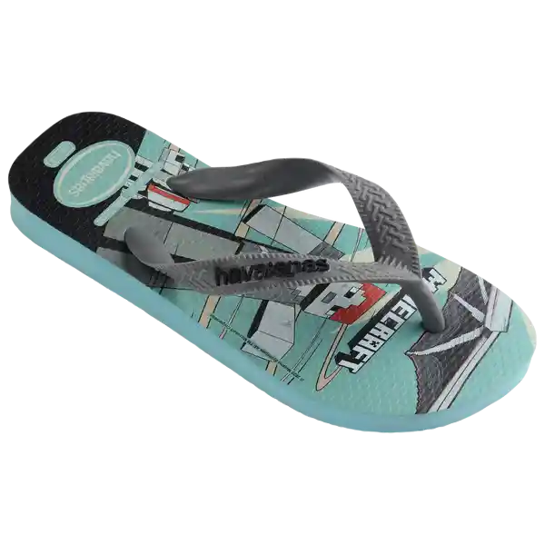 Sandalias Minecraft Azul Talla 42 4145125 Havaianas