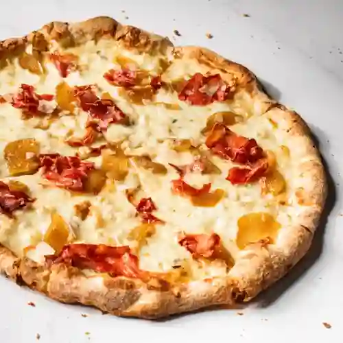 Pizza peras caramelizadaas