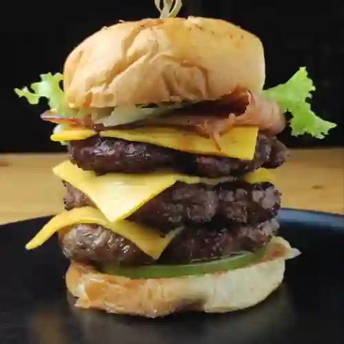 Hamburguesa Triple Cheese