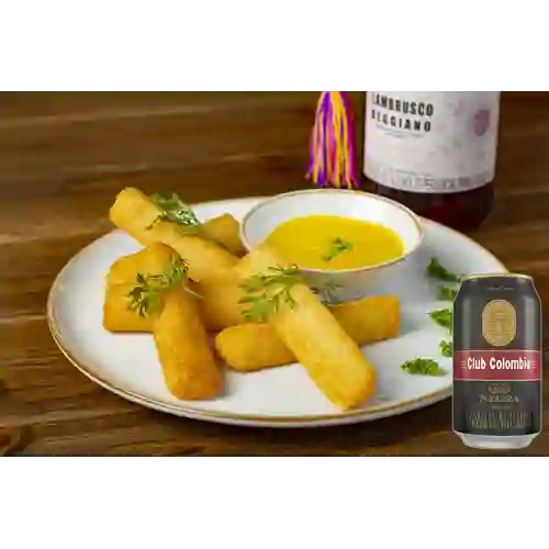 Combo Yucas Andinas + Club Colombia Negra 330ml