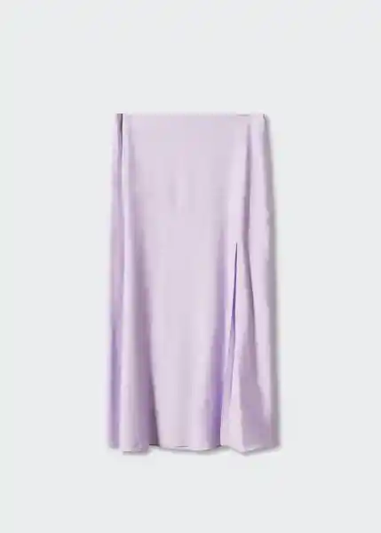 Falda Mufflin-H Violeta Talla L Mujer Mango