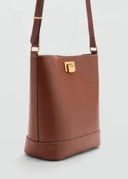 Bolso G Mike Cuero Talla 99 Mujer Mango