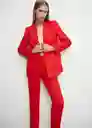 Blazer Americana Tempoli Coral Talla XS Mujer Mango