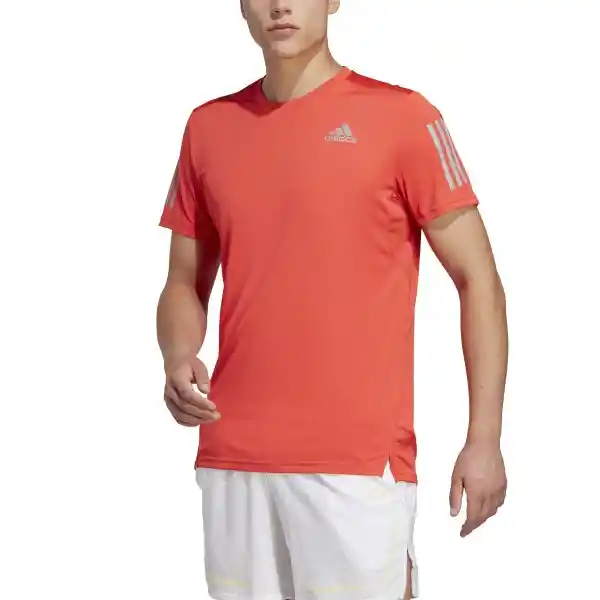 Adidas Camiseta Own The Run Tee Para Hombre Naranja Talla L
