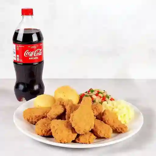 Pollo apanado x6 piezas