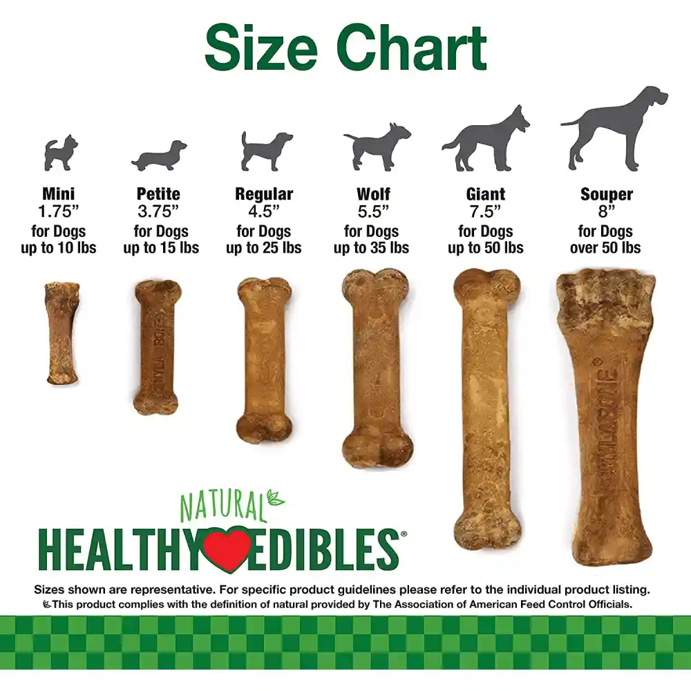 Healthy Edibles Hueso para Perro Sabor Carne Asada