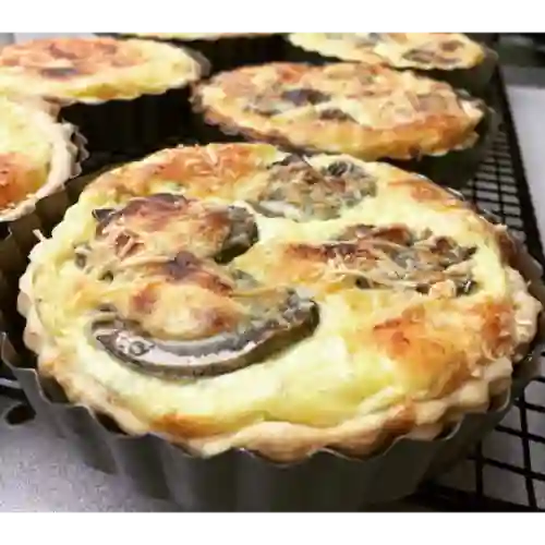 Quiche Pollo y Champiñones