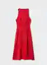 Vestido Chelsie Rojo Talla 24 Mujer Mango